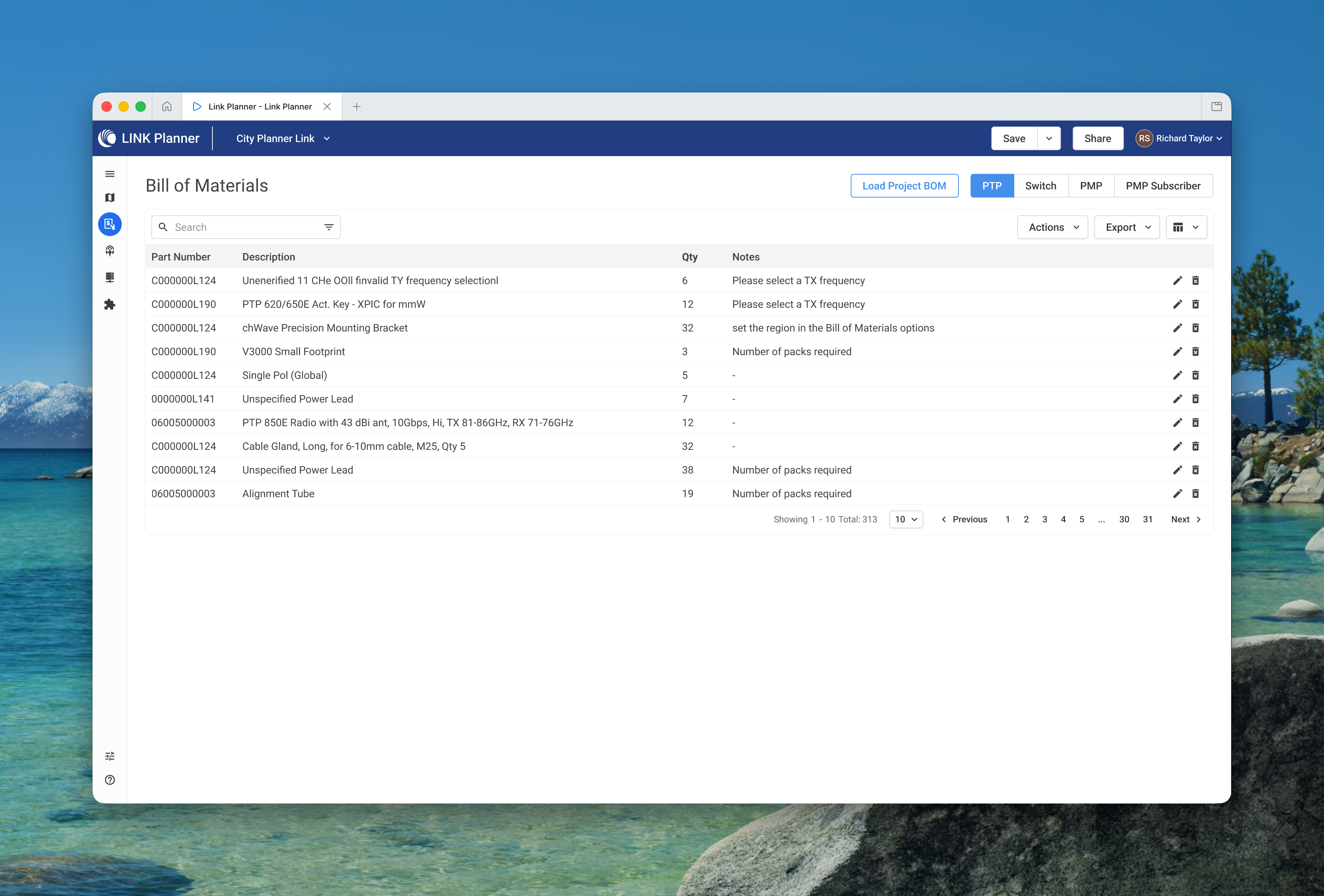 Automated Bill of Materials